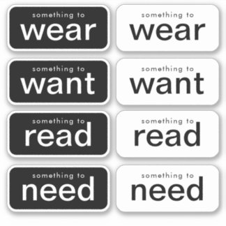 贈り物シンプルにシンプルする シール