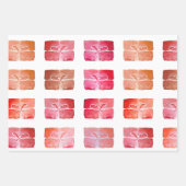 贈り物ラッピング冬の誕生日の休日 ラッピングペーパーシート (正面2)