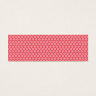 贈り物ラベルとピンク水玉模様