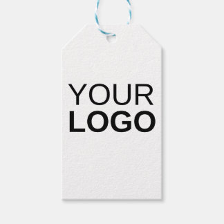 贈り物ラベル（青と白の文字列） ギフトタグ