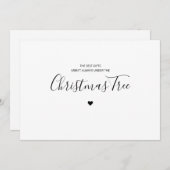 贈り物最高のはいつもカードのクリスマスにはならない  シーズンカード (正面/裏面)