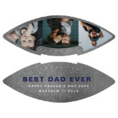 贈り物最高のEver 3写真素朴コラージュ アメリカンフットボール (パネル)