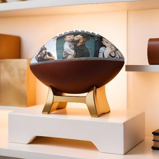 贈り物最高のEver 3写真素朴コラージュ アメリカンフットボール