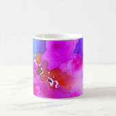 贈り物用ムガカップ作家プリント水彩 コーヒーマグカップ (中央)