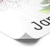 贈り物素晴らしのポスターが好カスタマイズき ポスター (角)