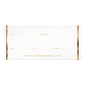 贈り物証ピンクかわいらしフローラ ラックカード (裏面)