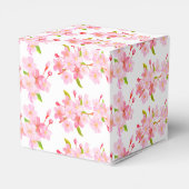 贈り物/お気に入りピンクの花 フェイバーボックス (裏面サイド)