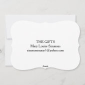 贈り物 シーズンカード (裏面)