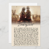 贈り物|自分の魂が交わるハート シーズンカード (正面/裏面)