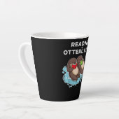 贈り物 | Sea Otter Book読のGift Bookworm カフェラテマグ (左アングル)