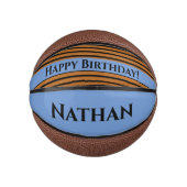 贈カスタムり物！ おもしろい誕生日 ミニバスケットボール (正面)