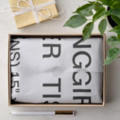 贈カスタム物用ベージュティッシュペーパー 薄葉紙 (ギフト)