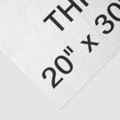 贈カスタム物用白パーソナライズされたティッシュペーパー 薄葉紙 (詳細)