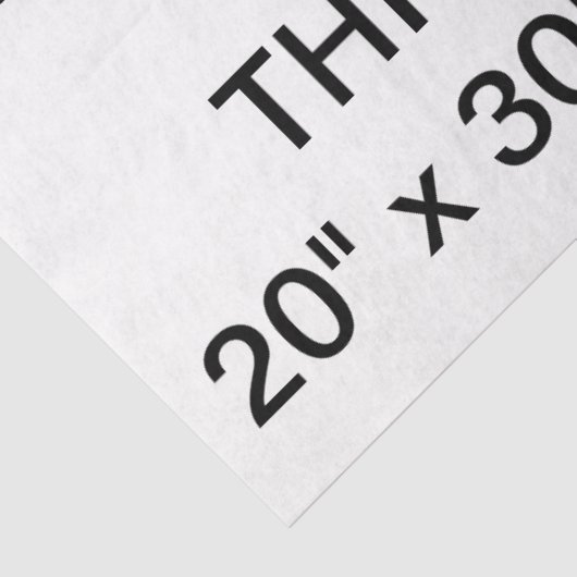 贈カスタム物用白パーソナライズされたティッシュペーパー 薄葉紙 (詳細)