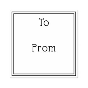 贈シンプルエレガントり物から ラバースタンプ