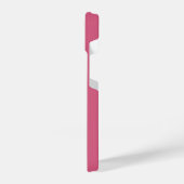 贈スタイリッシュり物のためのピンクのiPhone 14ケース iPhoneケース (左側面)