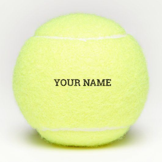 贈パーソナライズされた物 テニスボール (正面)