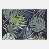 贈与え与屋内植物型イラストレーション ラッピングペーパーシート (正面)