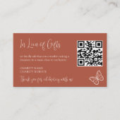 贈与に代わる草花 エンクロージャーカード (正面)