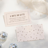 贈与の注記 | Tiniの少し古い誕生日パーティー エンクロージャーカード