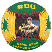 贈与アイディアが写真付きシニアソフトボール選手へ ソフトボール (正面)