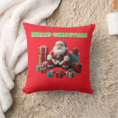 贈与付きサンタクロース クッション (ブランケット)