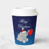 贈与付き象紙杯 紙コップ (裏面)