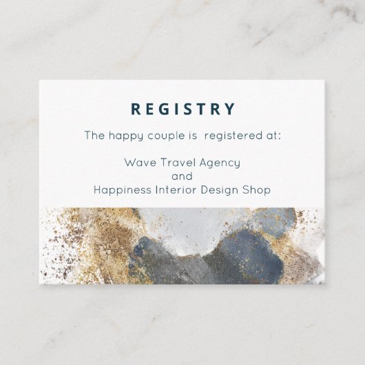 贈与登記簿又は願結婚いごと エンクロージャーカード (正面)