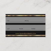 贈与証ピンクかわいらしの口紅 割引カード (裏面)