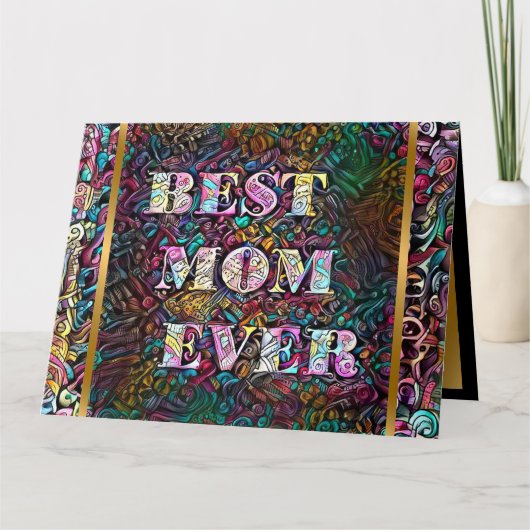 贈人気があるエレガントモダン物 カード (正面)