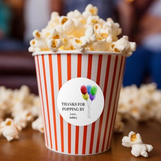 贈感謝していり物のラベルが飛び出すために ラウンドシール