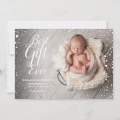 贈最高のり物常ベビークリスマス冬の発表 シーズンカード (正面)