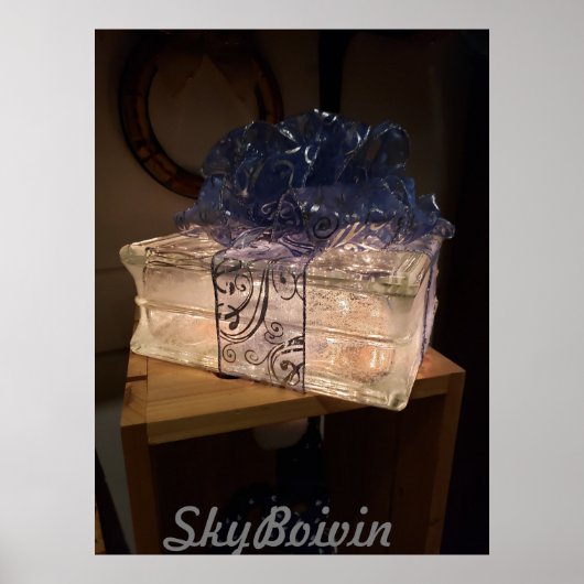 贈白熱［赤熱］光を放つ物 ポスター (正面)