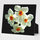 贈答品に水仙の花が フォトプラーク (側面)