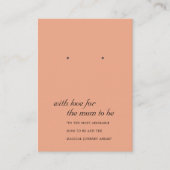 贈答用イヤリングディスプレイカードとなるテラコッタム プレイスカード (正面)