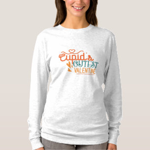 贈答用キューピッドの最もかわいいバレンタイン Tシャツ