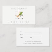 贈答箱松葉フェスティバル動物券 名刺 (正面/裏面)