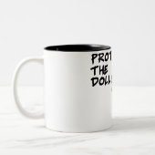 贈素晴らしり物おもしろい、ヴィンテージ恐怖 ツートーンマグカップ (左)