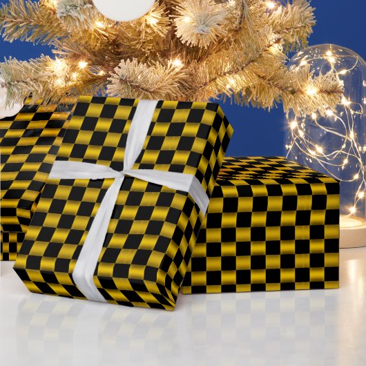 贋金とブラック ラッピングペーパー (クリスマス)
