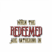 贖いの日が集まる時 シール (正面)