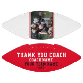 赤ありがとうコーチのチーム名とチームフォト アメリカンフットボール (パネル)