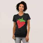 赤いいちごアイコン Tシャツ (正面フル)