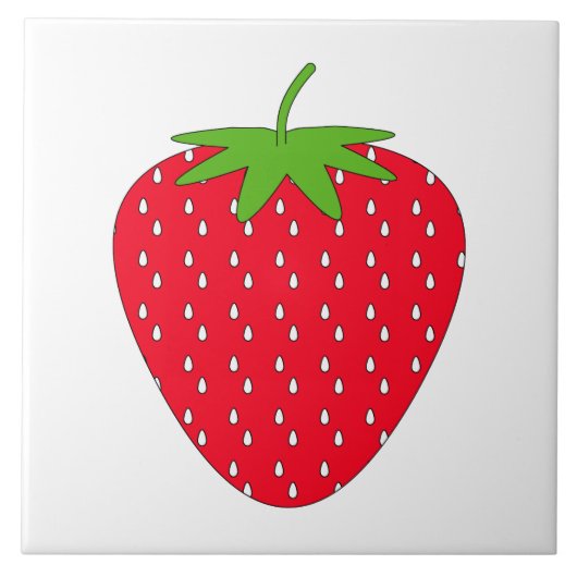 赤いいちご タイル (正面)