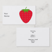 赤いいちご 名刺 (正面/裏面)