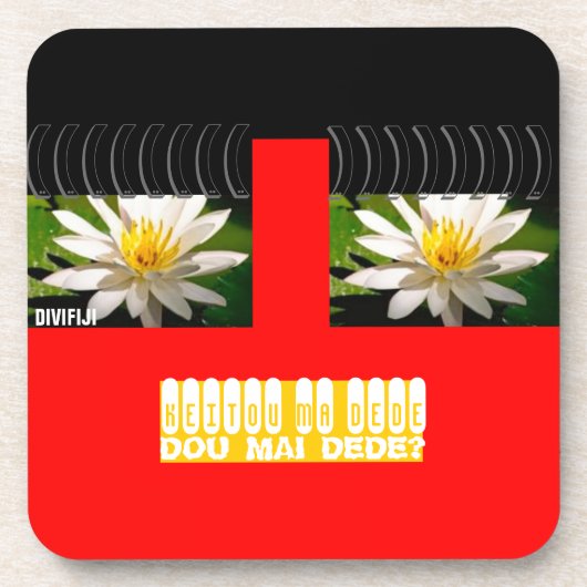 赤いおもしろいのコースター コースター (正面)