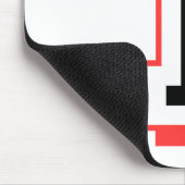 赤いおよびドイツ体I マウスパッド (コーナー)