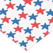 赤いおよびブルースター/7月第4愛国心が強い| ショートテーブルランナー (コーナー)