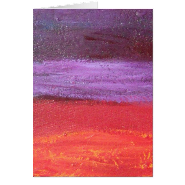 赤いおよび紫色の印象 (正面)