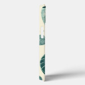 赤いおよび緑の貝殻の芸術 Case-Mate iPhoneケース (裏面 / 右)