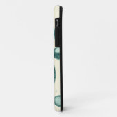 赤いおよび緑の貝殻の芸術 Case-Mate iPhoneケース (裏面/左)